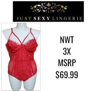 NWT Just Sexy Lingerie/ Teddy Plus Size 3X